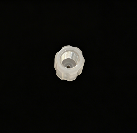 Barb to Female 1/4-28UNF Threaded Tube Connector, PP-10pack