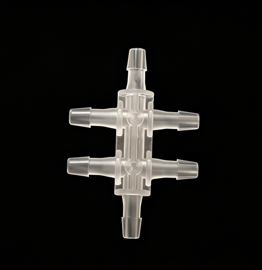 6-way barbed hose connector-10PACK