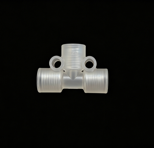 1/4-28 Female T Connector, PP-10PACK
