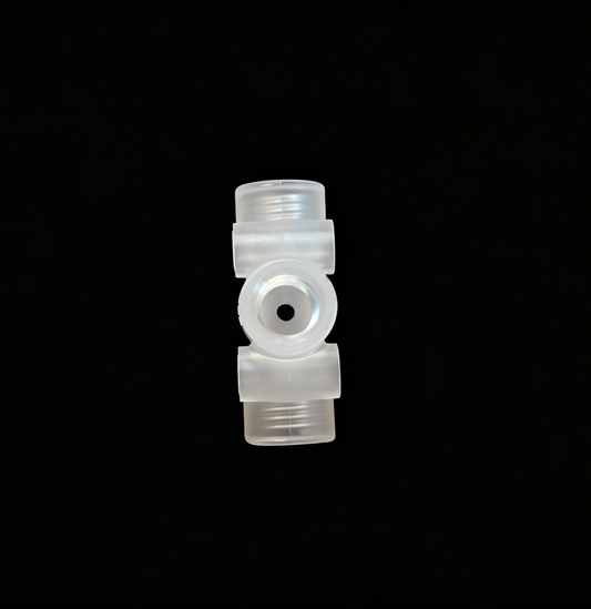 1/4-28 Female T Connector, PP-10PACK